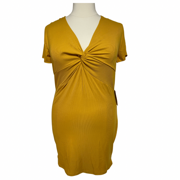 Mustard dress